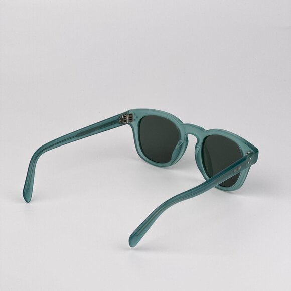 Celine 3 DOTS Sunglasses – Green Transparent Square Green Lenses | Model CL40233 - Picture 5 of 9